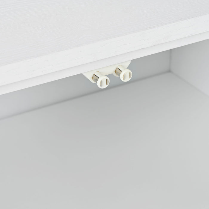 Modern Sideboard Buffet Cabinet With Handleless Press To Open Design With 4 Doors