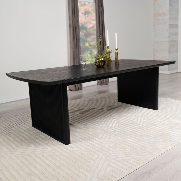 Mason - Removable Extension Leaf Dining Table - Black