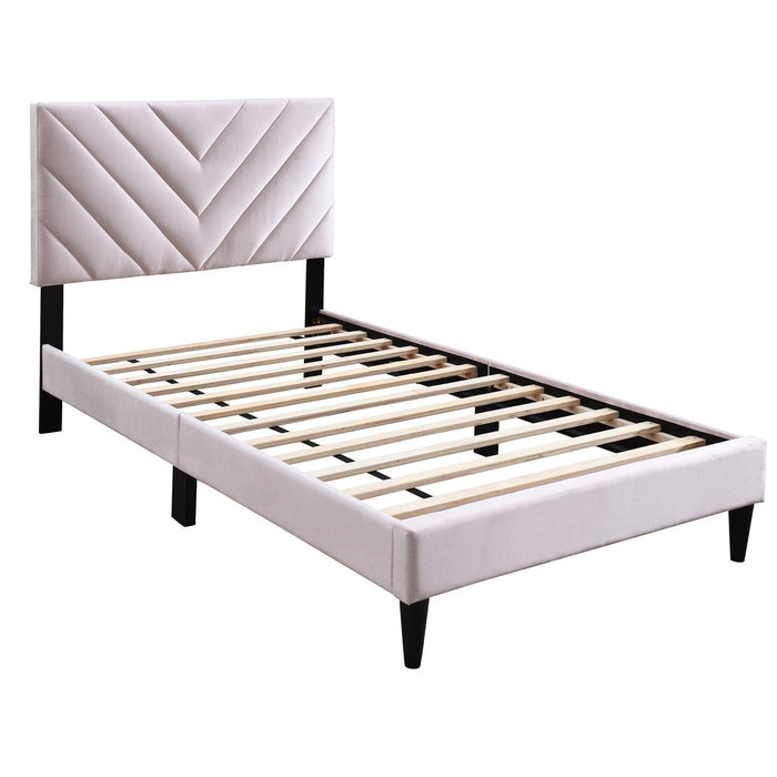 Bed Set With Adjustable Headboard