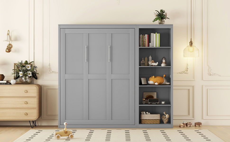 Murphy Wall Bed With Shelves