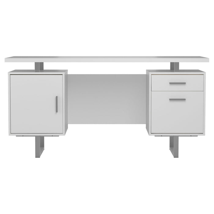 Jensen - 2 Drawer Desk - White