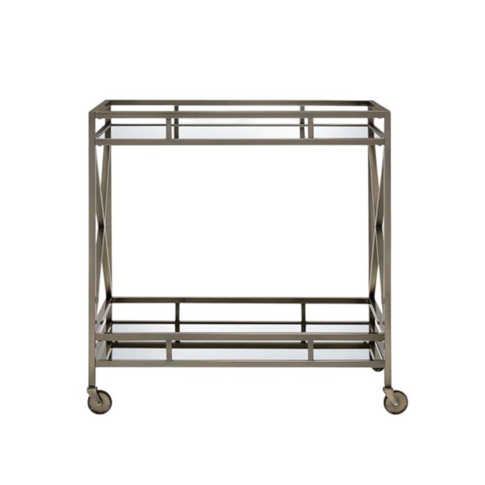 Kristensen - Serving Cart - Antique Gold