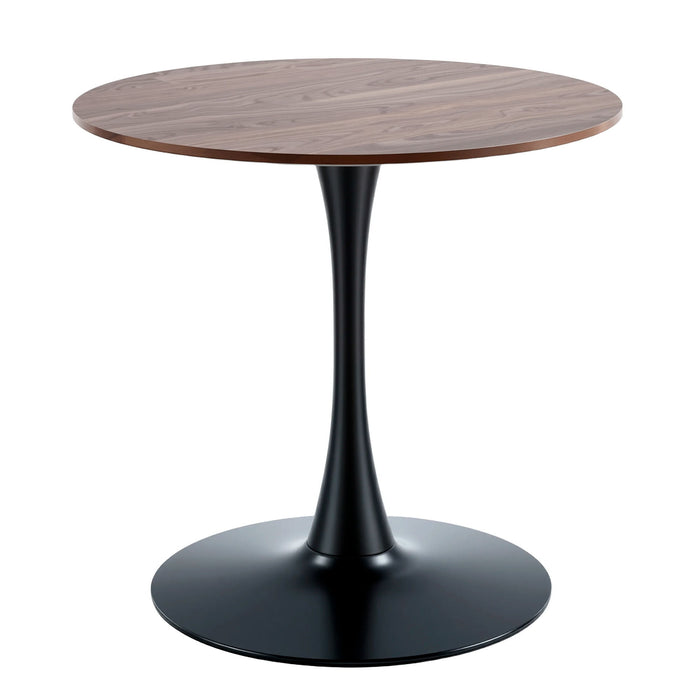 Mid-Century Tulip Table With Round Top, Pedestal Base
