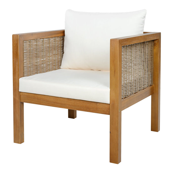 Patio Set Outdoor With Coffee Table And Cushions