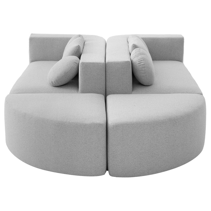 Boneless - Couch Modular Sectional Sofa With Deep Seating And Curved Design