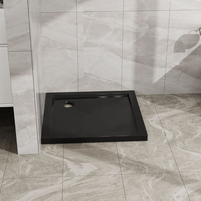 In Corner Drain Shower Base