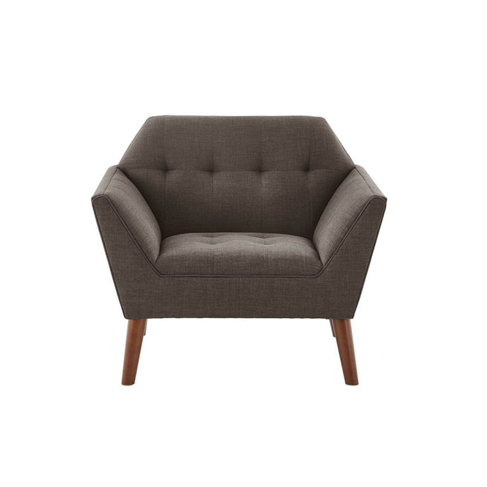 Modern Lounge Chair With Button Tufting