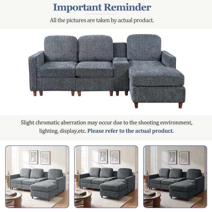 L - Sectional Sofa With Reversible Chaise