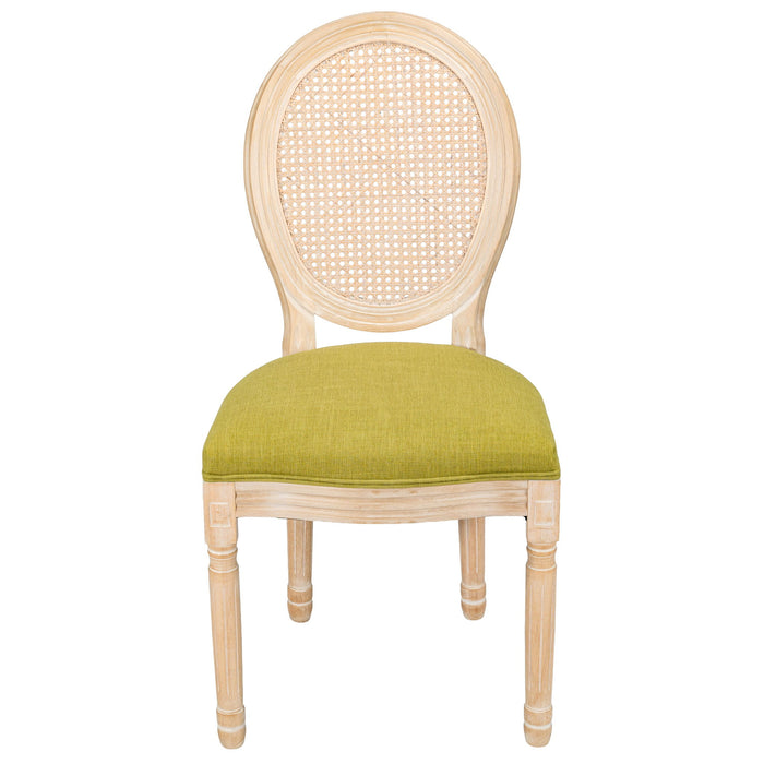 French Country Dining Chairs & Round Back (Set of 2)