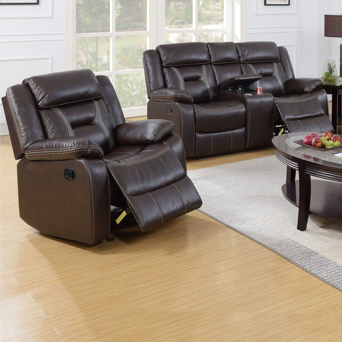 Living Room Set With Pillow Armrest And Tufted Backrest