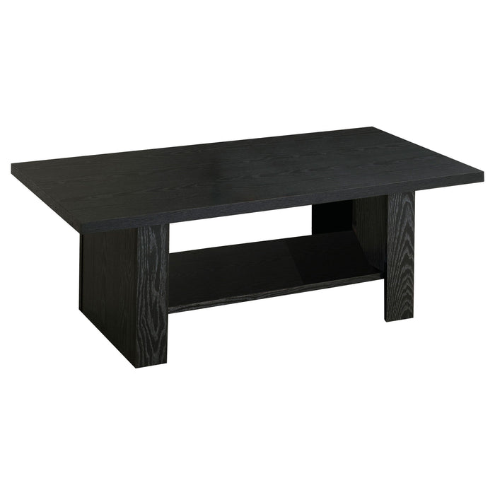 Salton - 3 Piece Coffee Table Set - Black