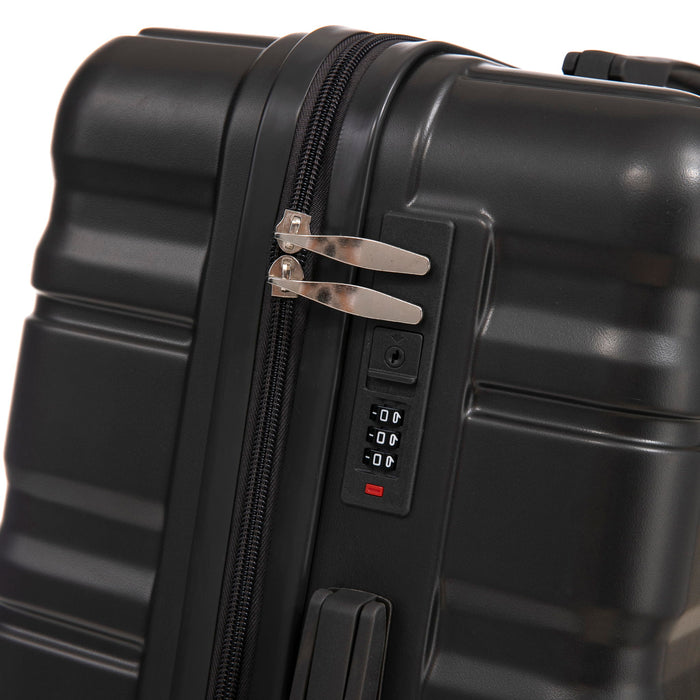 Tourist 3 Piece Luggage Set, Combination Lock, Durable Hard Shell With 360° Silent Wheels