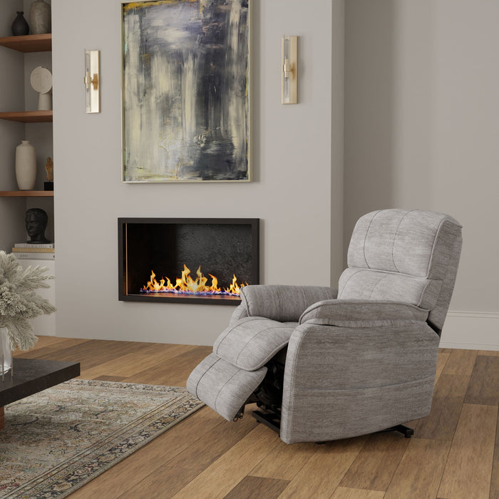 Lucie - Fabric Power Lift Chair - Gray