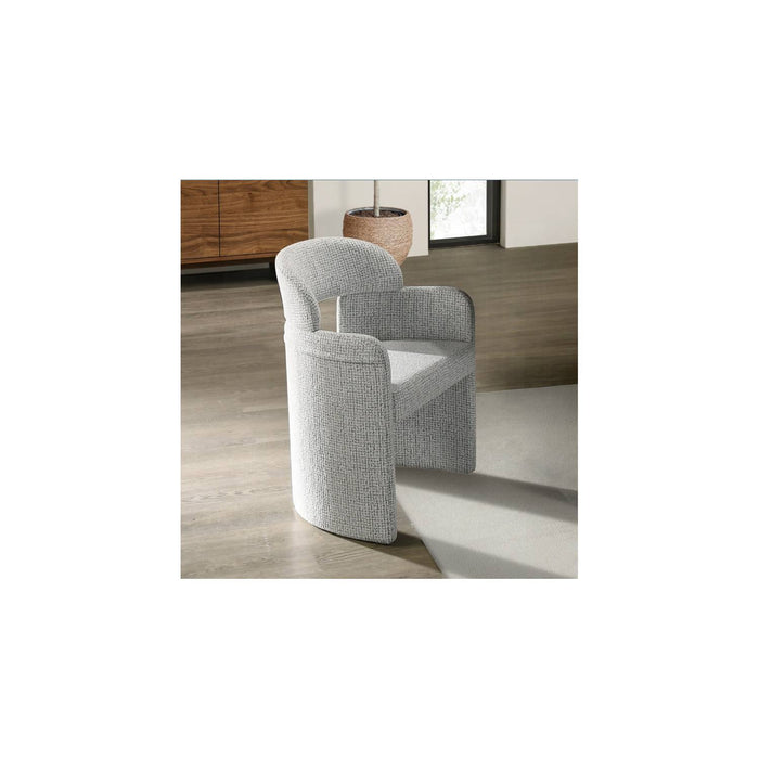 Kyree - Arm Chair (Set of 2) - Ivory / Gray