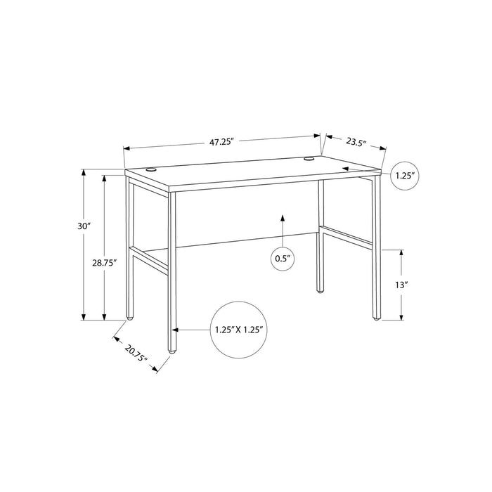 Computer Desk, Home Office, Commercial Grade, Contemporary & Modern