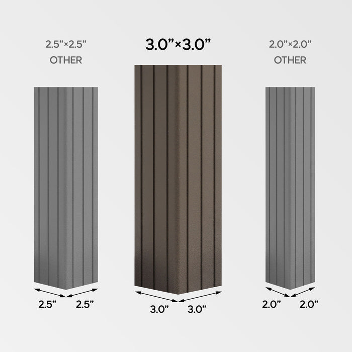 Grill Hardtop Gazebo Outdoor Metal Hard Top Gazebo, Permanent Bbq Gazebo With Galvanized Steel, Aluminum Framed Pavilion With Shelves - Dark Brown