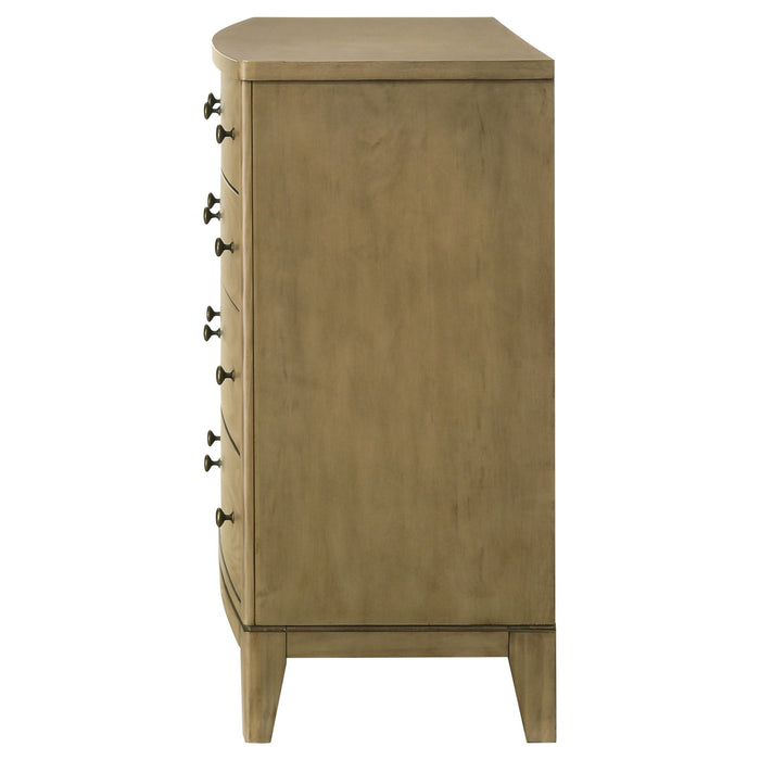 Menlo - 8 Drawer Dresser Cabinet - Natural