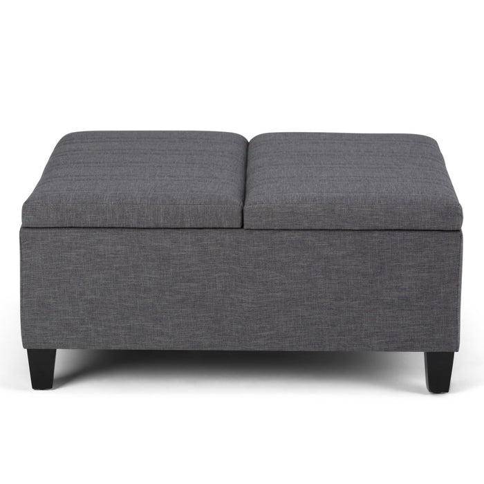 Ellis - Coffee Table Storage Ottoman Contemporary Design