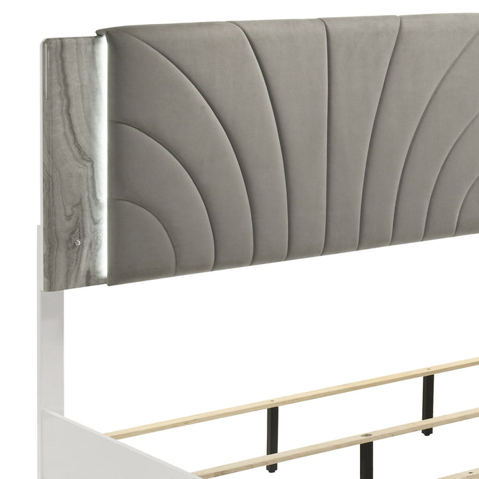 Jazz - Bedroom Set With LED Upholstered Headboard