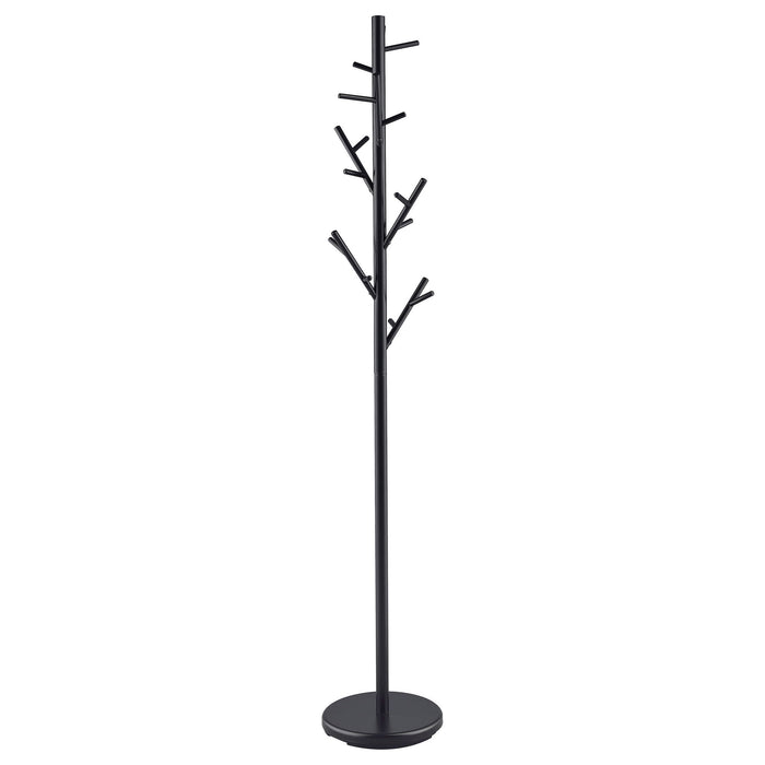 Tree Branch Coat Rack With 18 Hooks - Black