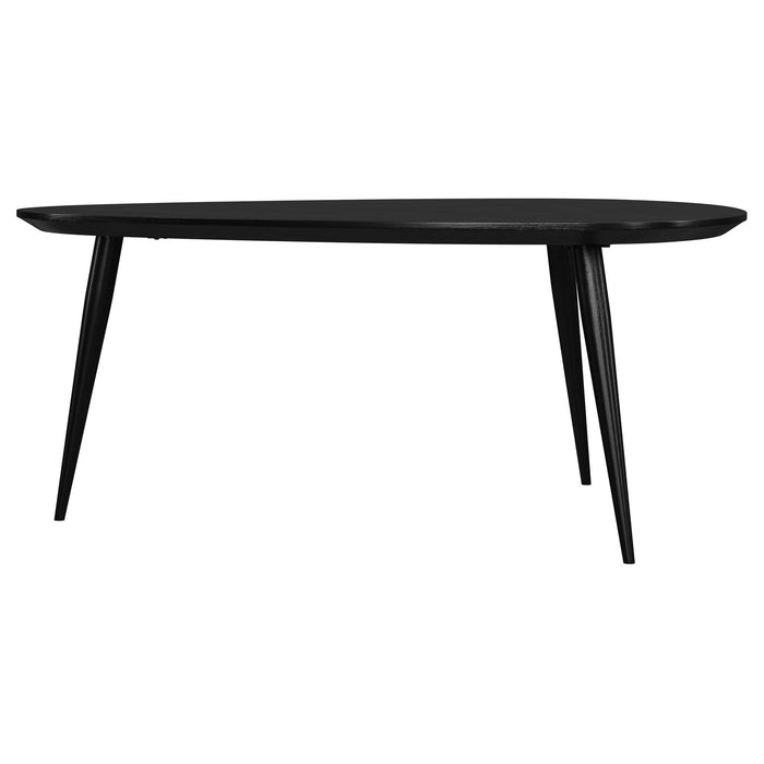 Xander - Triangular Table With Rounded Edges