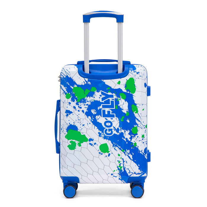 Luggage With Combination Lock, Lightweight Carry-On Suitcase