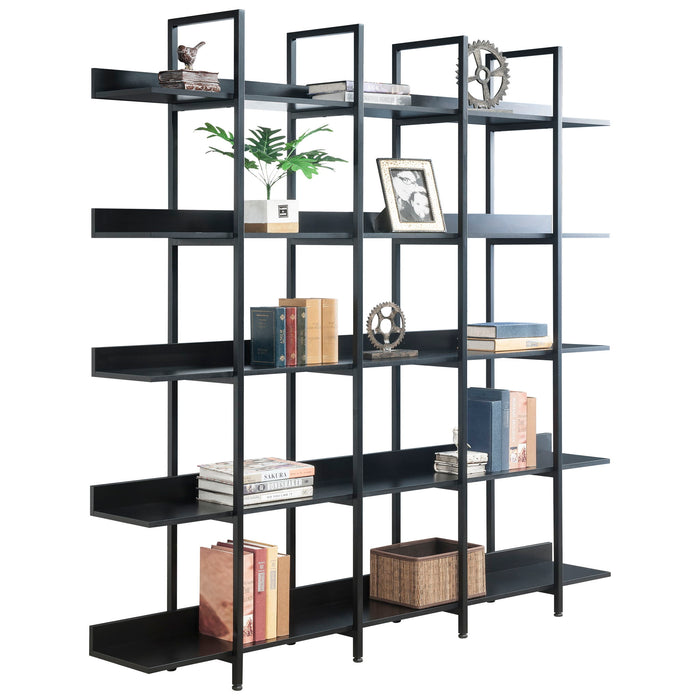 Vintage Industrial 5 Tier Bookcase