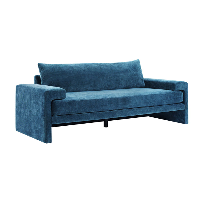 Upholstered 3 Seater Sofa With Wide Armrests