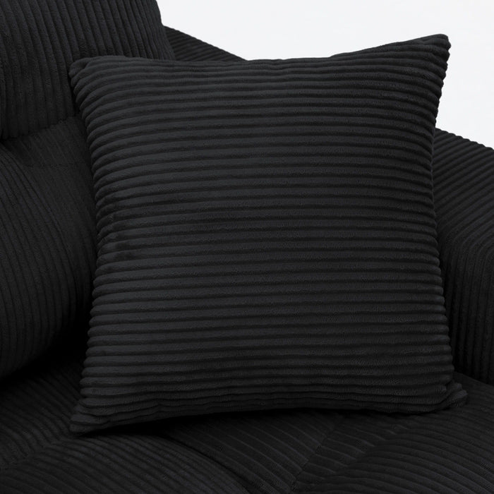 Corner Chaise L-Shaped Sectional Sofa Bed