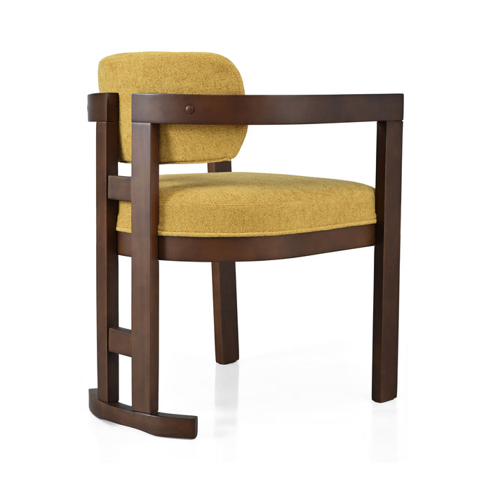 Stylish Indoor Upholstered Wood Dining Chair (Set of 2)