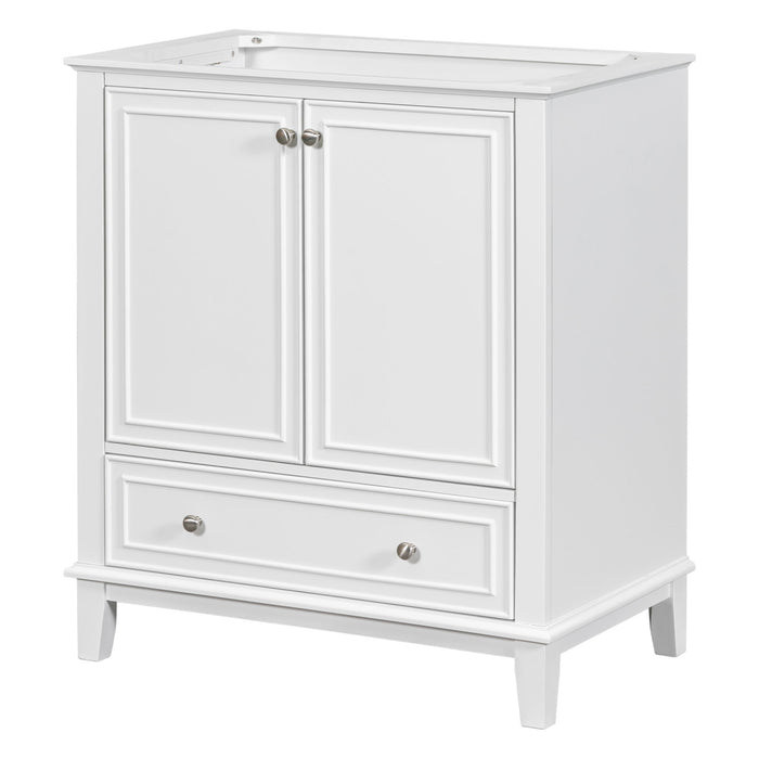 Modern Bathroom Vanity Base Only With Doors And Drawer