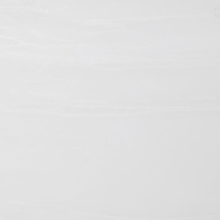 Allessandra - Rectangular U-Shaped Base Dining Table - White / Silver