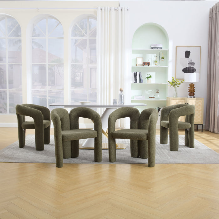 Coolmore Contemporary Designed Accent / Dining Chair With Armrests