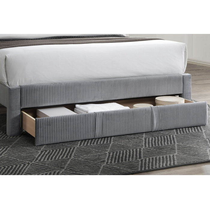 Contemporary Bed With Storage Drawer