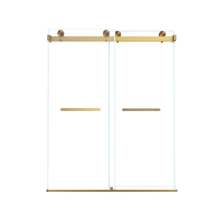 Frameless Double Sliding Shower Door