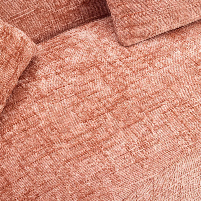 Curved Compressed Sofa, Nordic-Style Design For Living Room