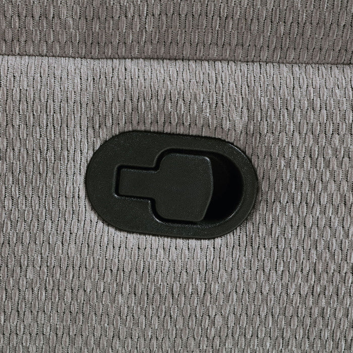 Sebring - 2 Piece Upholstered Reclining Sofa Set With Manual Recline - Gray