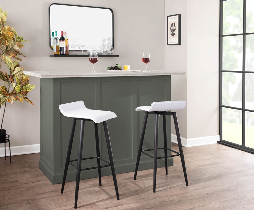 Ale - Contemporary Fixed Height Bar Stool (Set of 2)