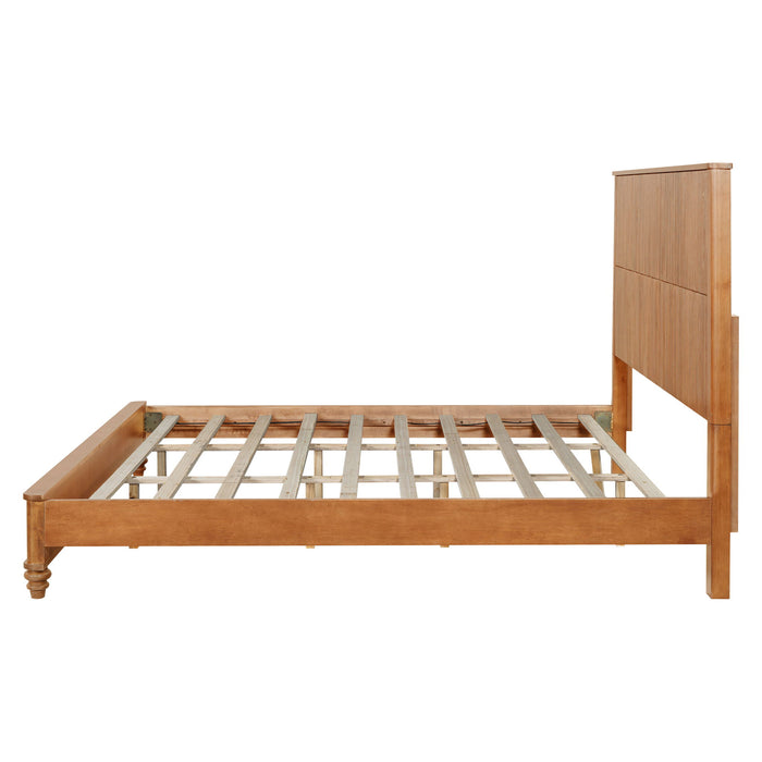 Platform Bed Frame & Tall Headboard