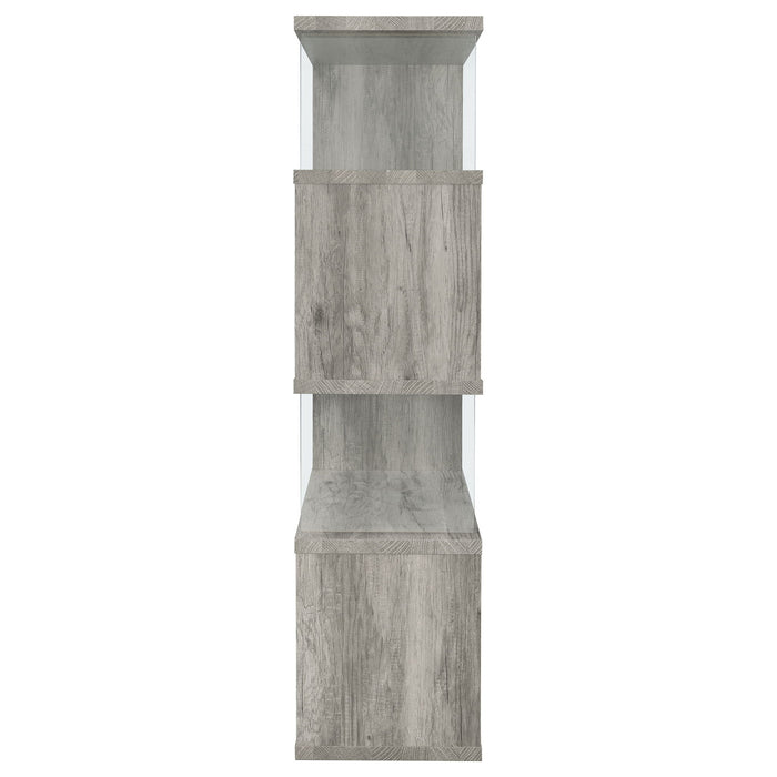 Elias - 4 Shelf Bookshelf With Zigzag Design