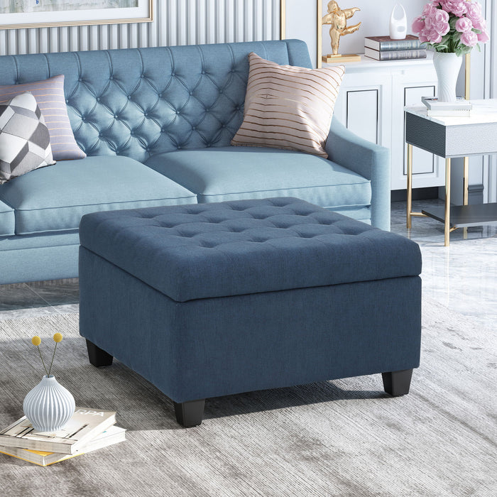 Isabella - Contemporary Ottoman With Storage