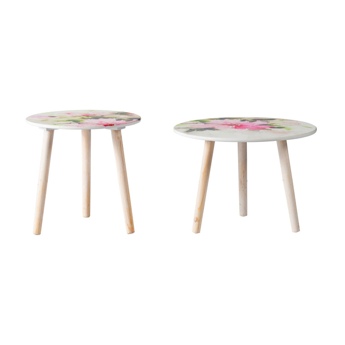 Nature-Inspired Side Tables (Set of 2)