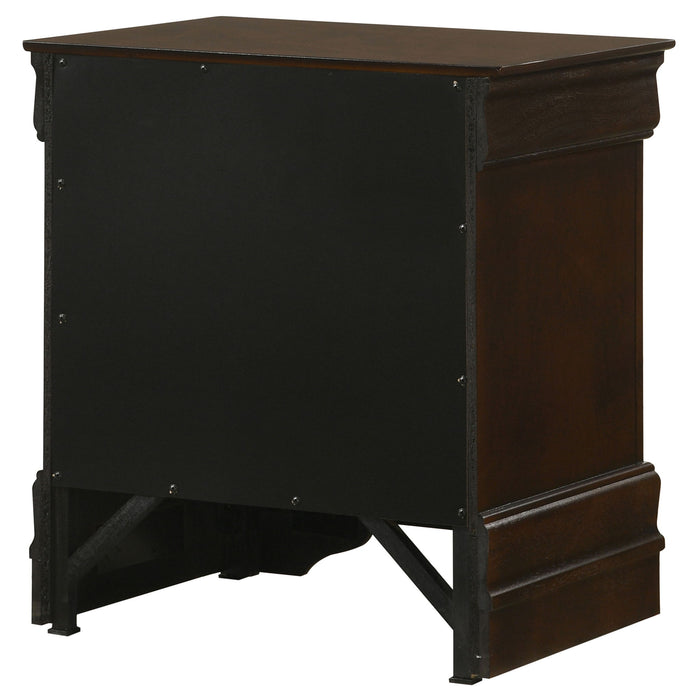 Demetra - 2 Drawer Nightstand - Cappuccino
