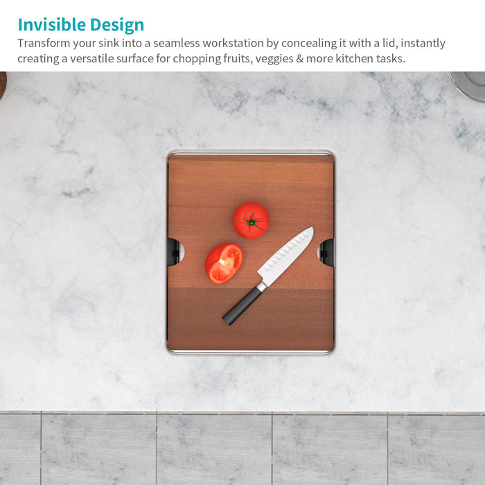 Undermount Bar Sink With Folding Faucet