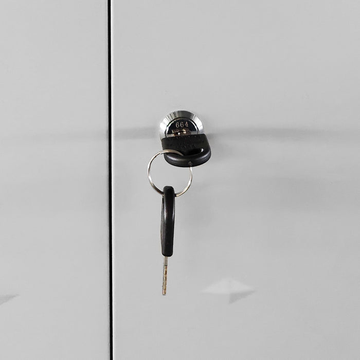 Metal Garage Storage Cabinet With Wheels Heavy Duty Tool Storage Cabinet - Brushed Nickel