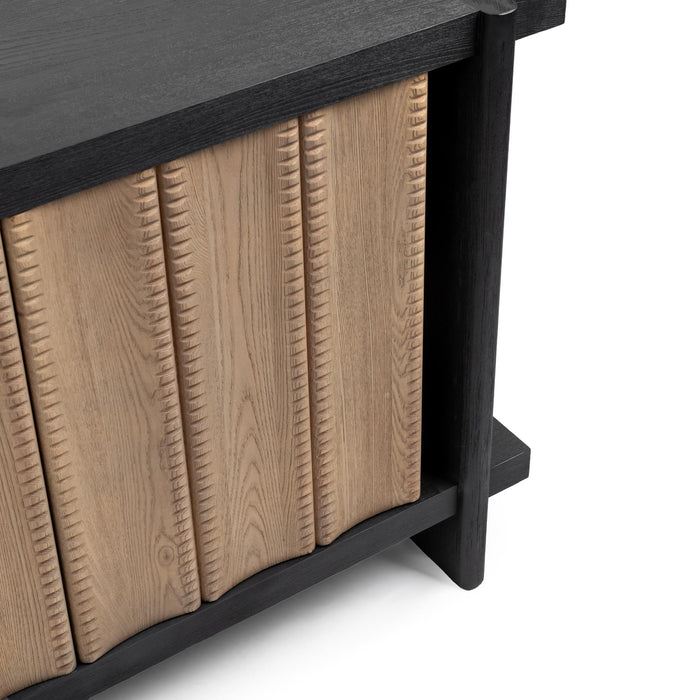 Ellison - 4 Door Cabinet - Shoreline Noir