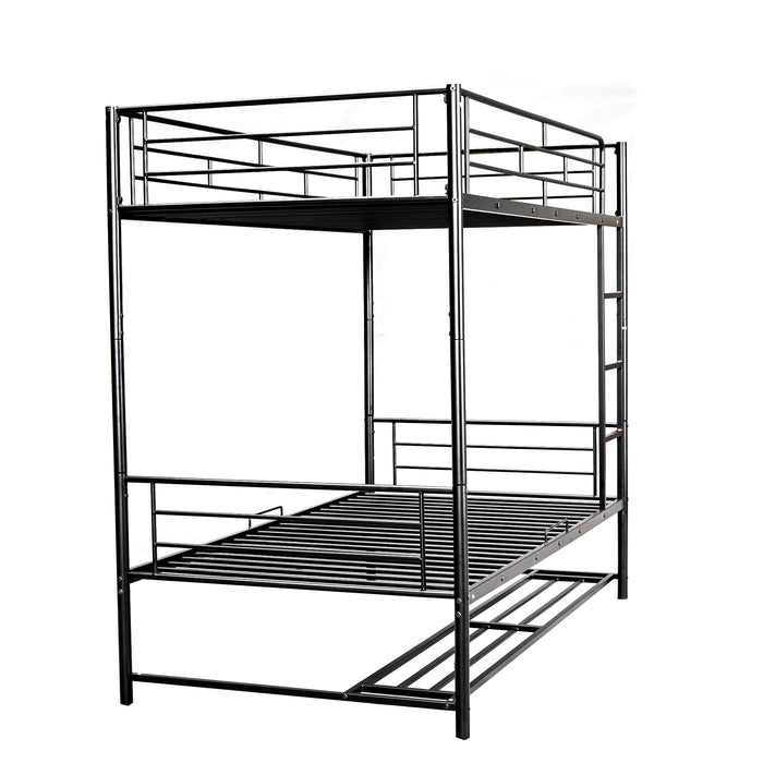 Metal Bunk Bed & Shelf And Guardrails