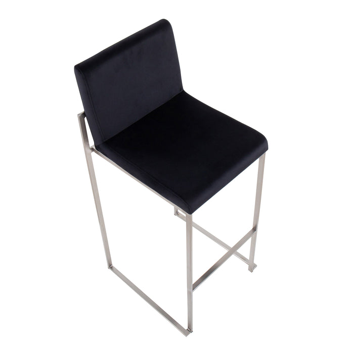 Fuji - Contemporary And Modern Elegance High Back Barstool