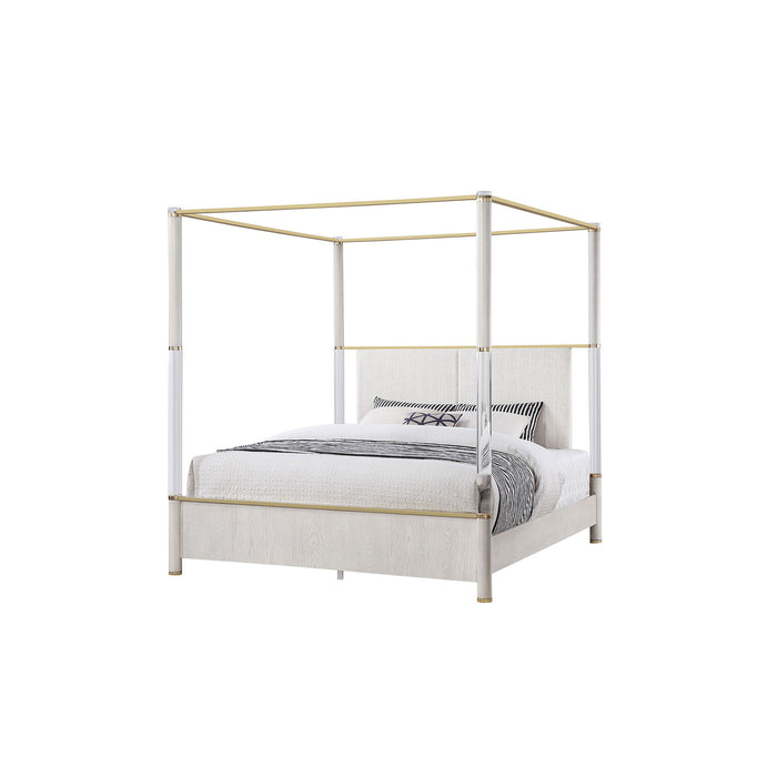 Malco - 4 Post Bed With Upholstered Headboard