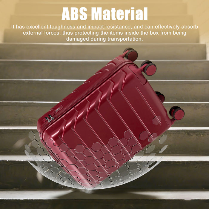 Hard Shell Travel Luggage With Scratch Resistant Surface